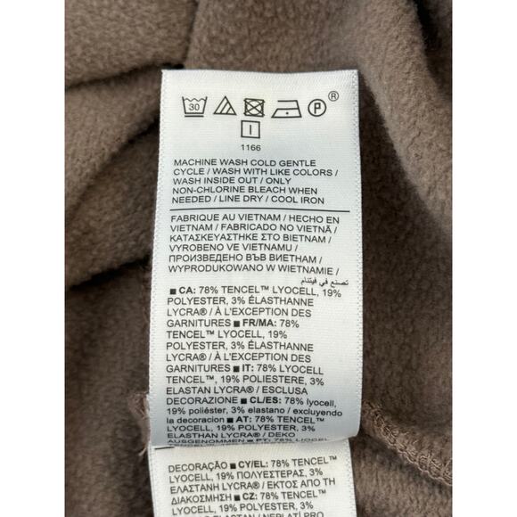 Athleta Long Sleeve Crewneck Top Brown Women’s Small Soft Knit Lightweight - Picture 6 of 8